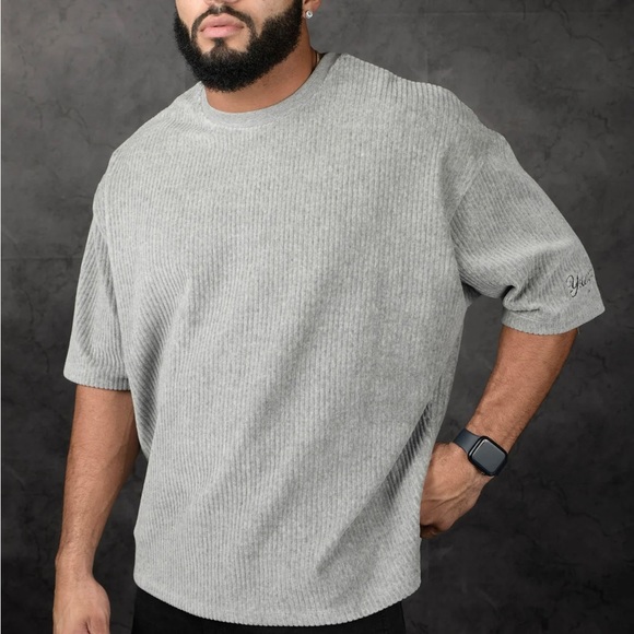 Youngla Corduroy Supersized Tee - Picture 1 of 3